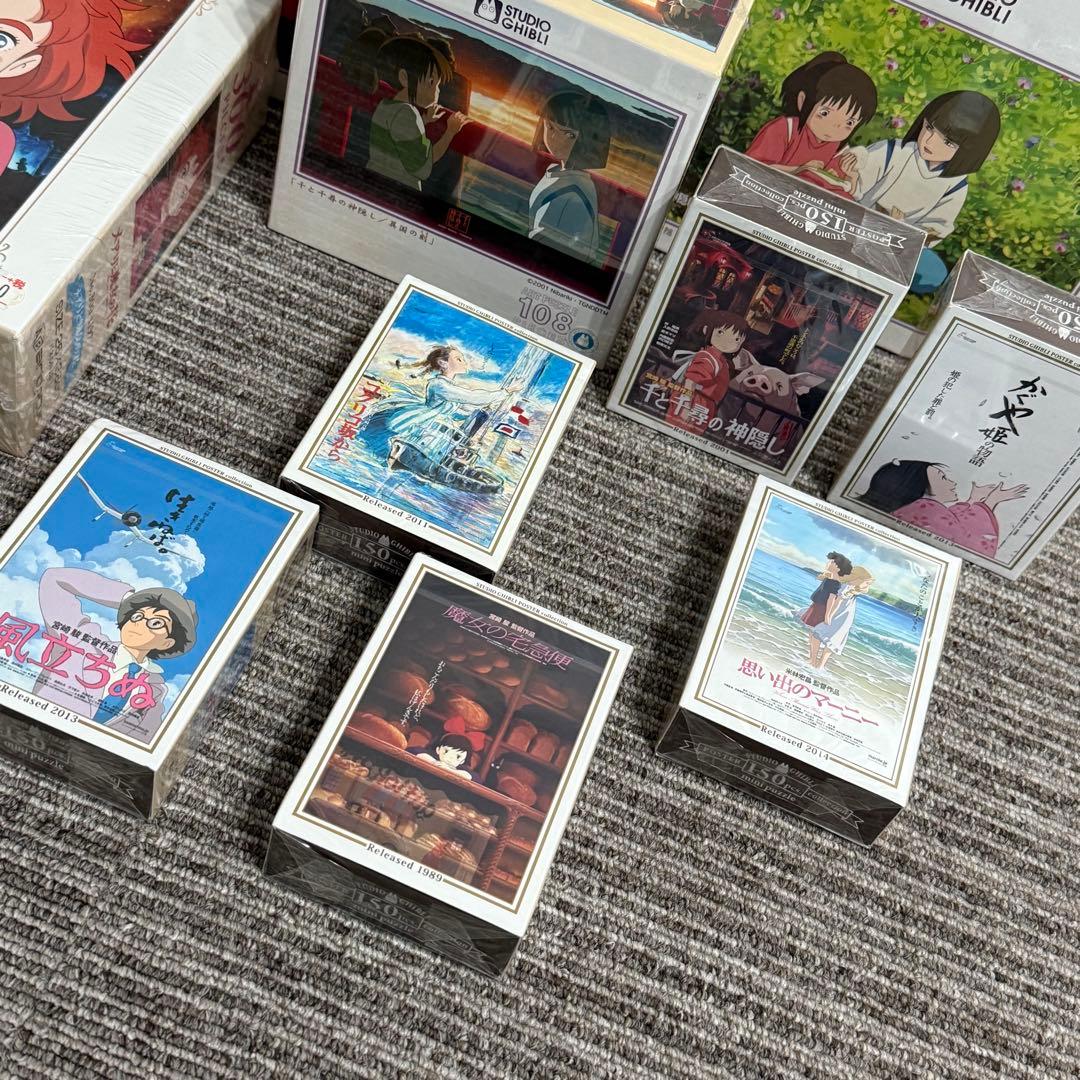 新品　未使用　ジブリ　パズル　まとめ売り 300ピース　108ピース　150
