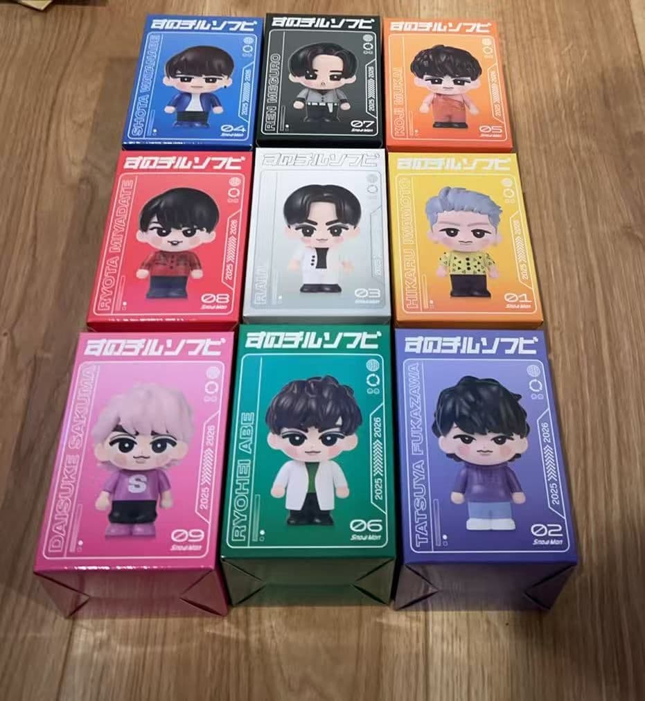 YUANTA:プロフ必読専用　Man　ソフビ　9人セット