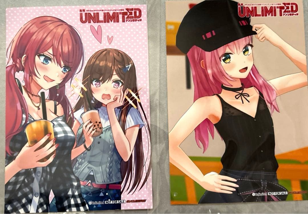 月刊Unlimited 道明寺ここあ、桜樹みりあ ブロマイド