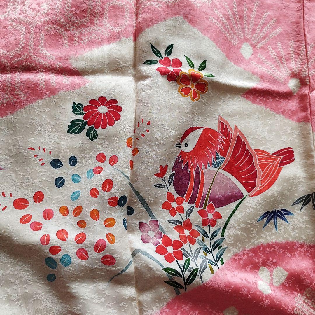 専用　　　訳あり、正絹絞り着物と作り帯