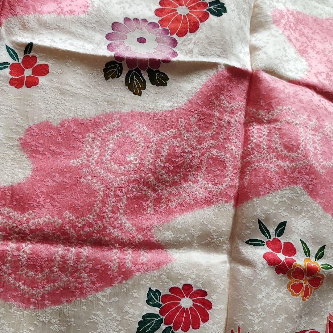 専用　　　訳あり、正絹絞り着物と作り帯