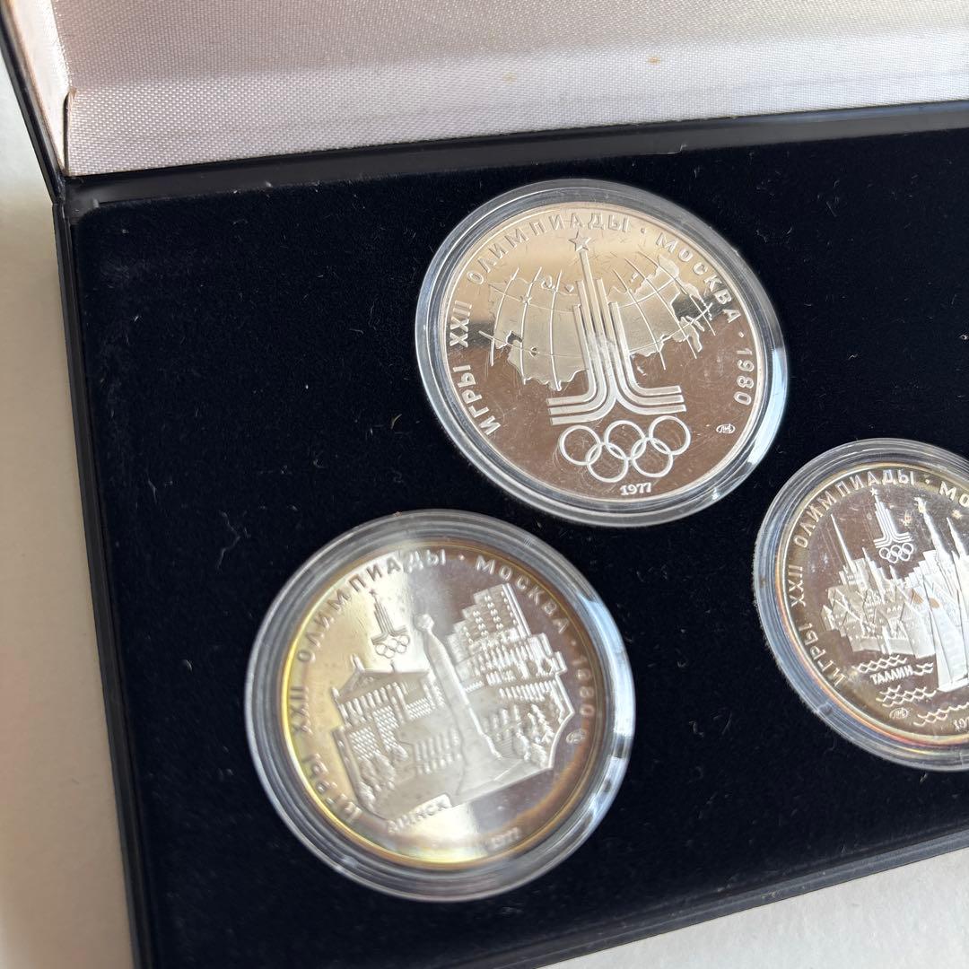 heapin 様◾️1980年モスクワオリンピック記念銀貨6枚セット