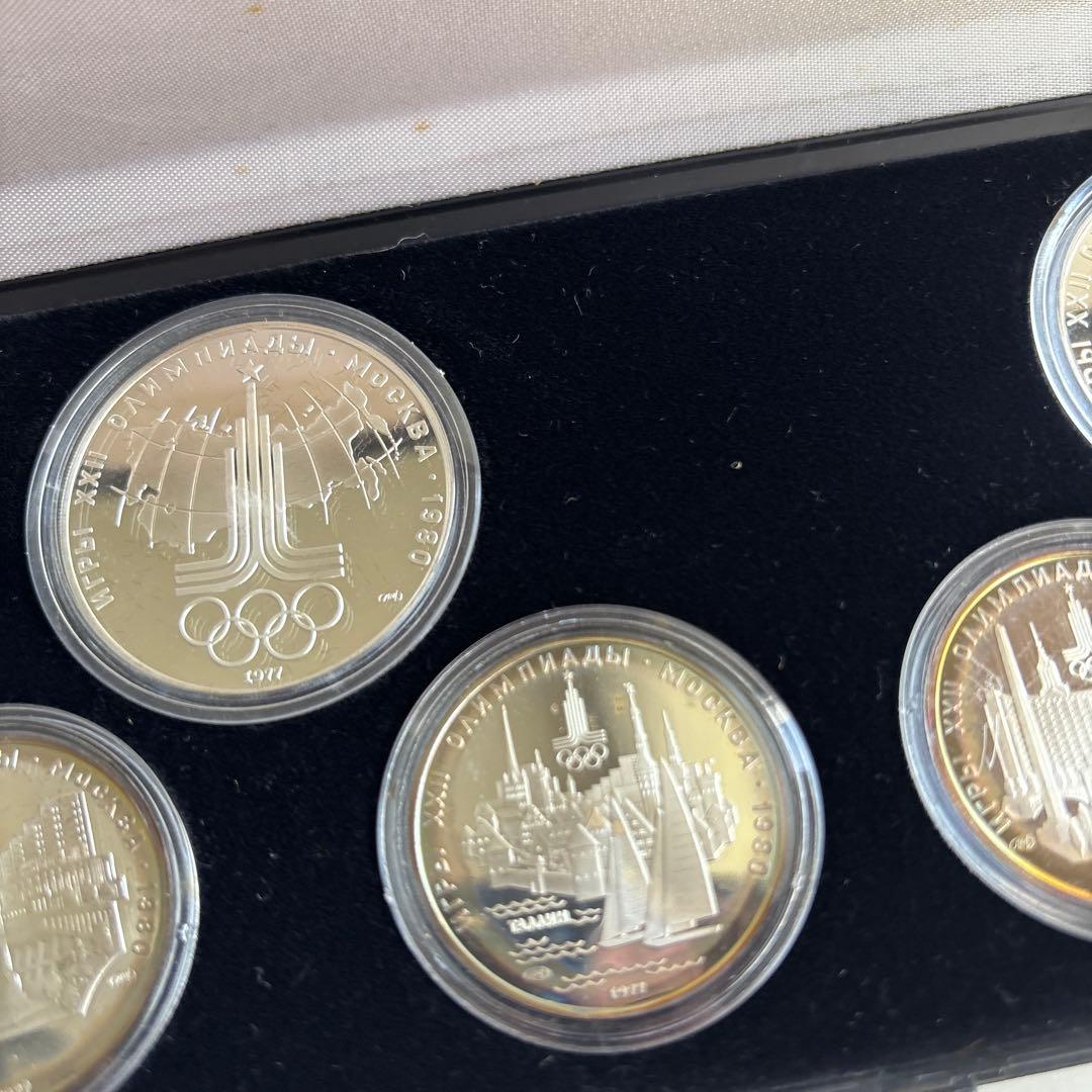heapin 様◾️1980年モスクワオリンピック記念銀貨6枚セット