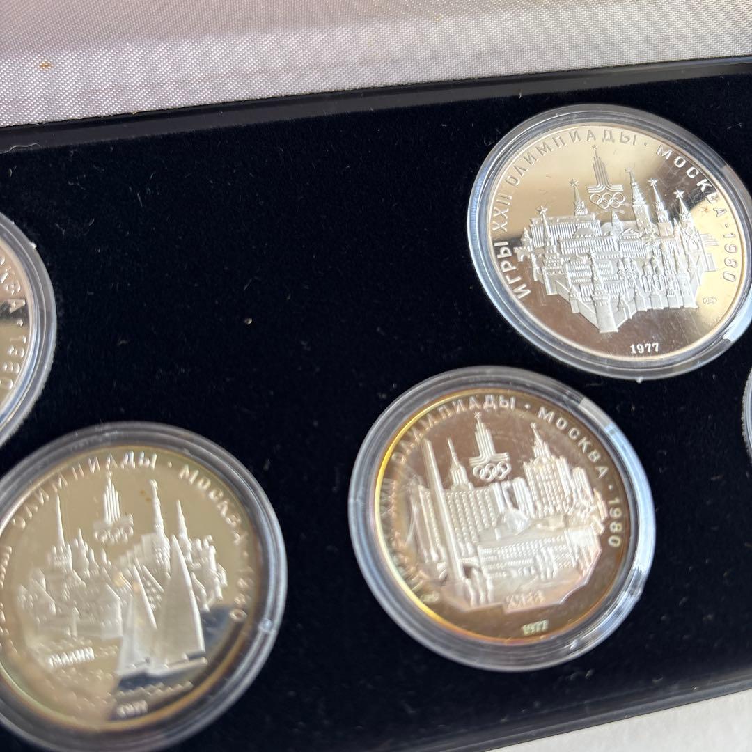 heapin 様◾️1980年モスクワオリンピック記念銀貨6枚セット