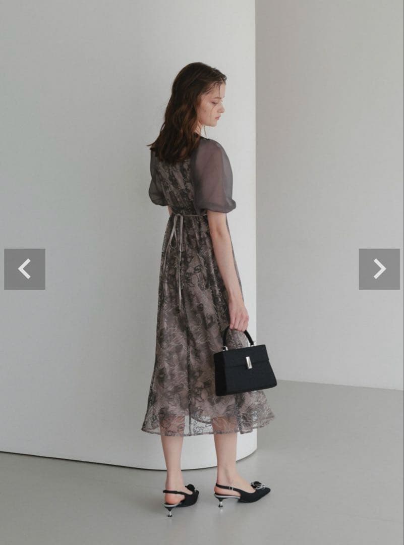 Dorry Doll ニュアンスフラワーレースドレス　お呼ばれドレス