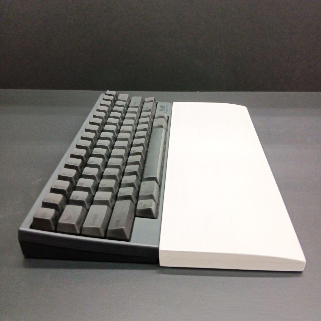 パイン集成材 HHKB用 手作りパームレスト兼キーボードルーフ 白