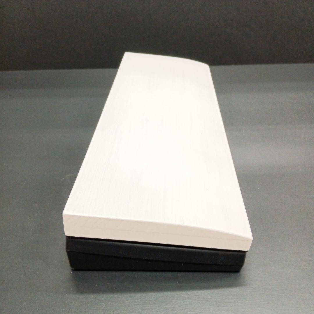パイン集成材 HHKB用 手作りパームレスト兼キーボードルーフ 白
