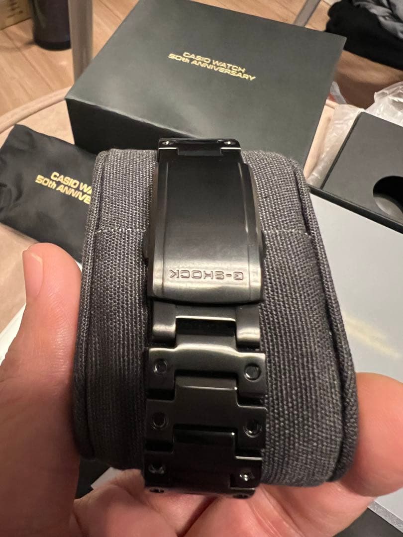 G-SHOCK 50周年記念モデル ブラック/ゴールド