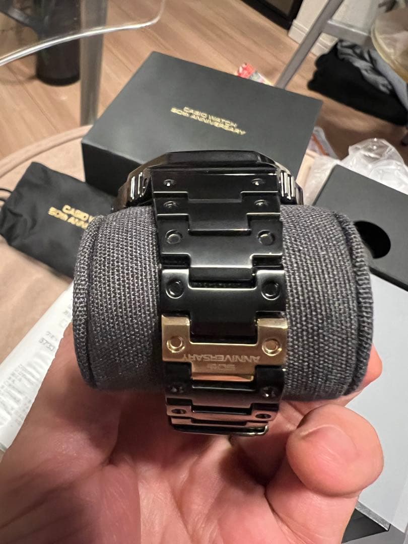 G-SHOCK 50周年記念モデル ブラック/ゴールド