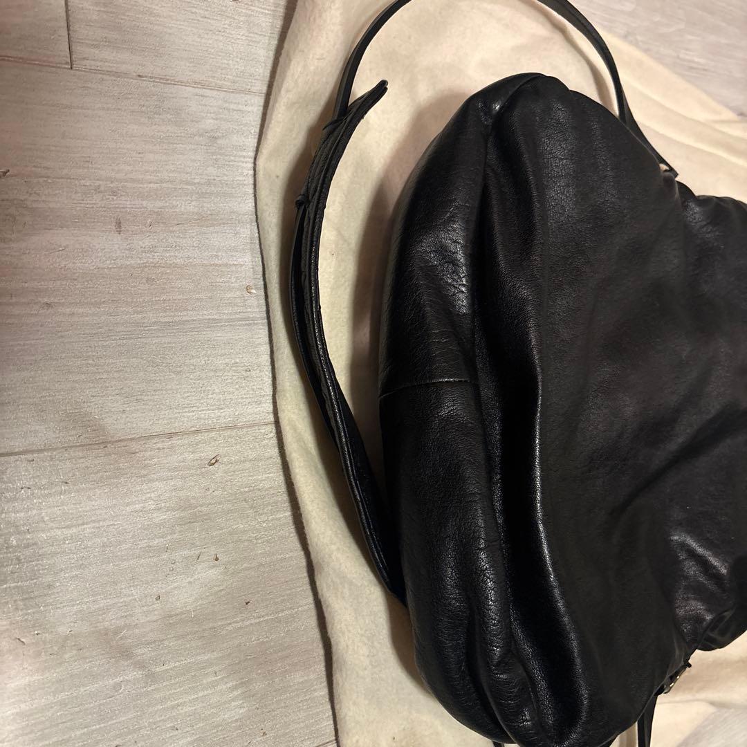 JIMMY CHOO ブラックショルダーバッグ