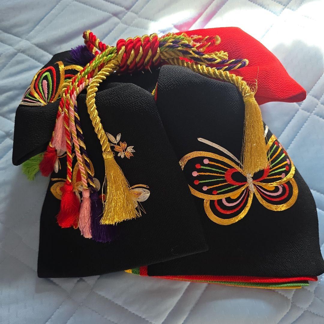 【七五三　着物セット　ブランド花夢二　7歳　 髪飾りプレゼント付き