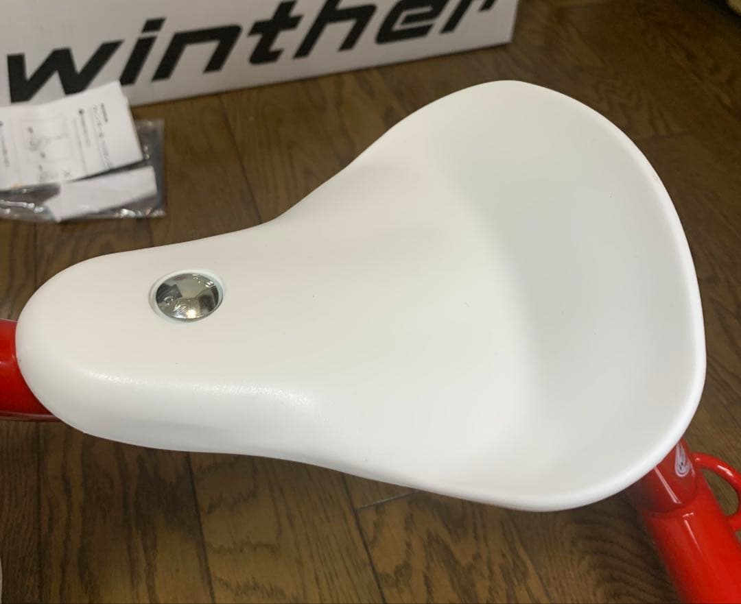 一度のみ利用　高級品　winther 赤白　三輪車