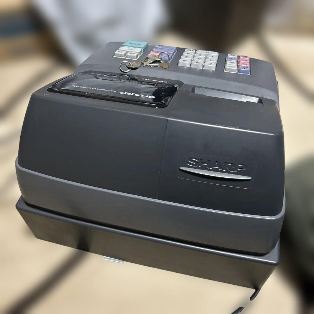 良品SHARP ER-A132 電子レジスター　電子ロール付き