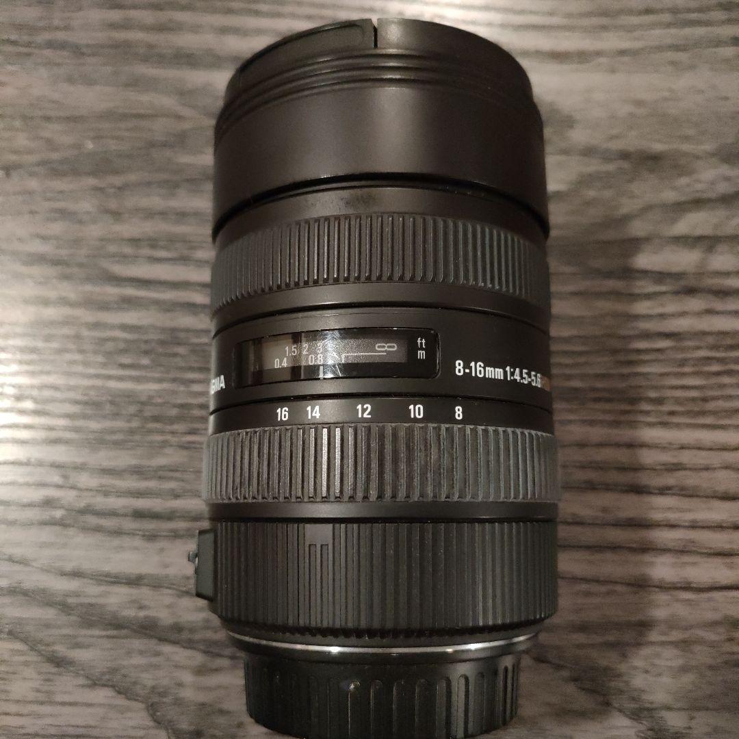 【SIGMA】ズームレンズ8-16mm F4.5-5.6 シグマ キャノンEF用