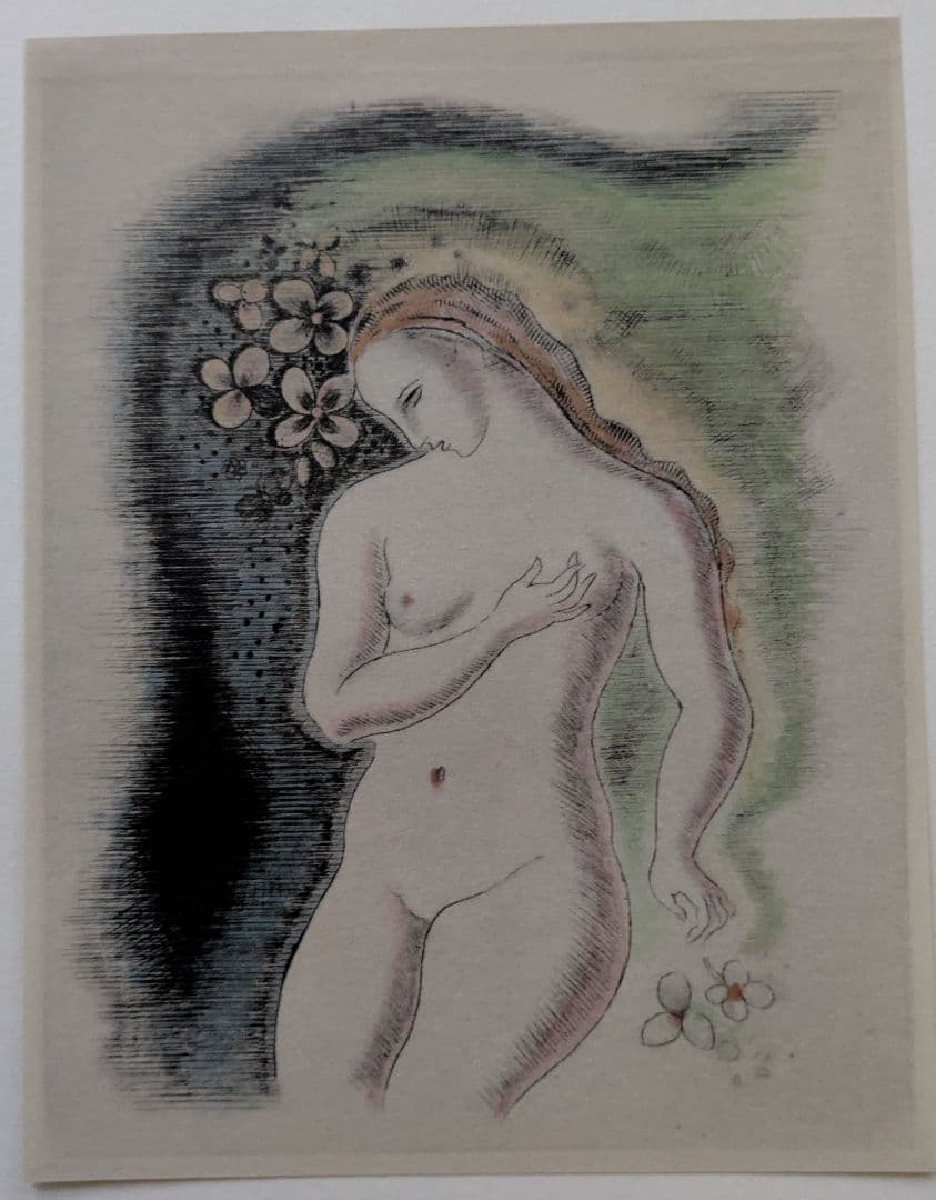 a長谷川潔の500部限定作品　真作保証