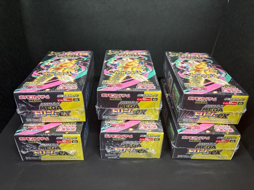 シュリンク付き ポケモンカード MEGAドリームex 6BOX