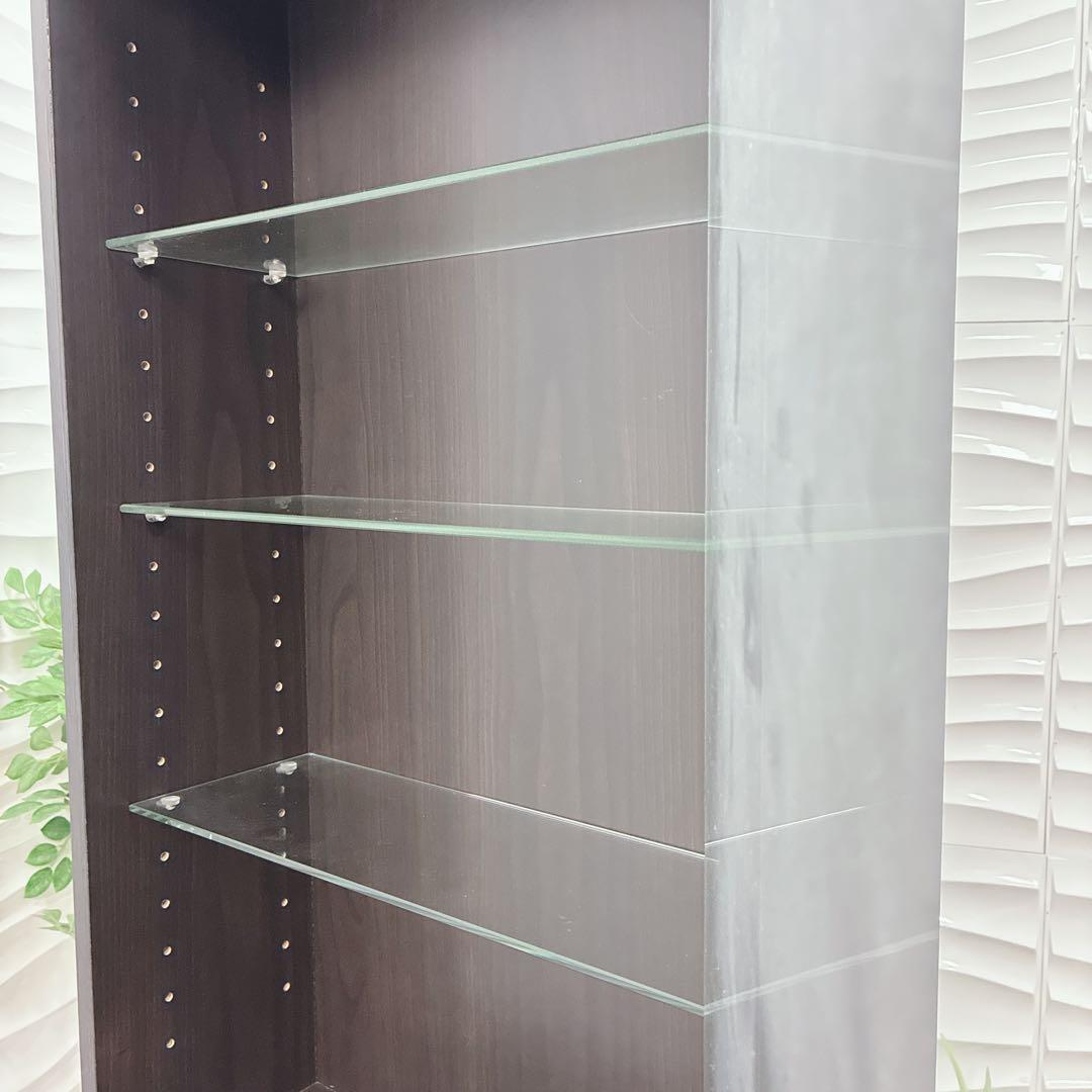 ③大阪府 神戸市 配達料無料！◇不二貿易◇ガラスコレクションケース◇ハイタイプ