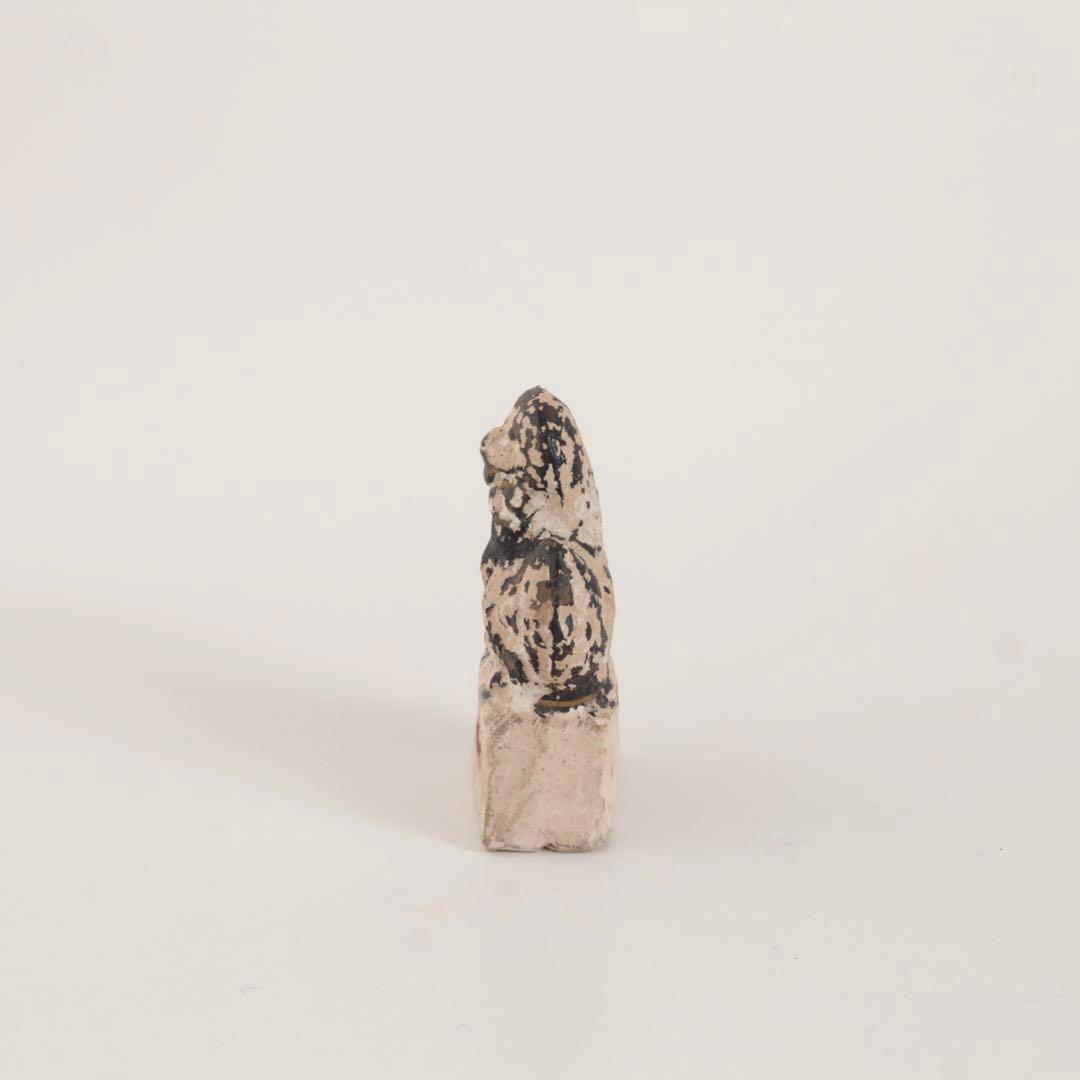 古作 土人形 獅子 古美術 古道具 アンティーク 郷土人形 No.5 オブジェ