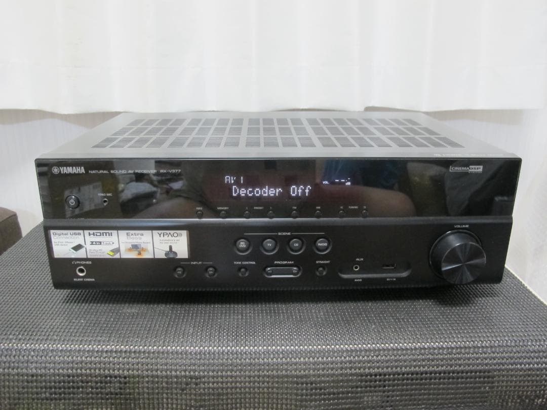 YAMAHA RX-V377 AVレシーバー リモコン未使用新品