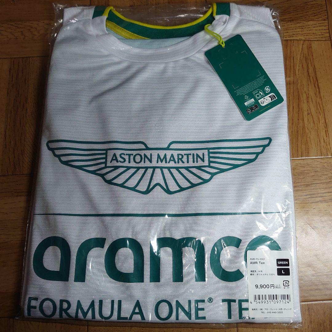 アストンマーティン アラムコ F1 チーム 日本限定 Tシャツ 2025　Ｌ 白