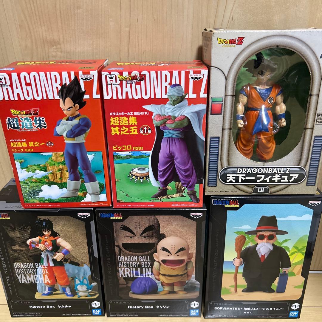 ドラゴンボールフィギュアセット 6種 希少 無印 ピッコロ ベジータ 孫悟空