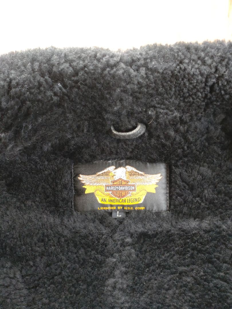 y*7様 ハーレーダビッドソン B-3 レザー ボアジャケット シープスキン X