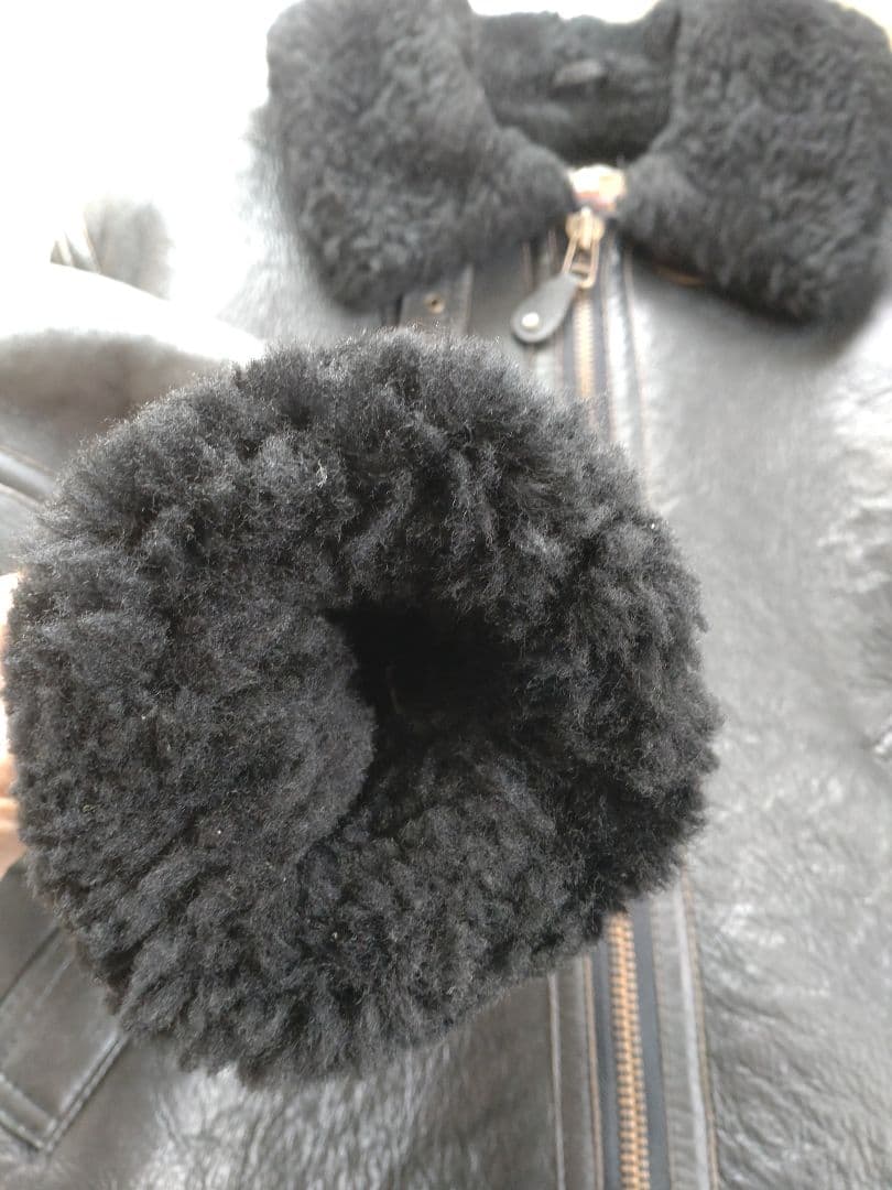 y*7様 ハーレーダビッドソン B-3 レザー ボアジャケット シープスキン X