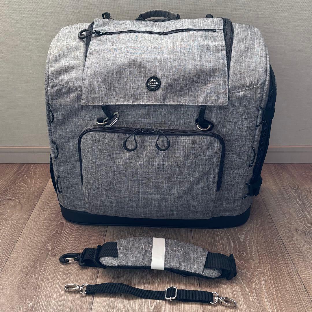 AirBuggy エアバギー 3Wayバックパックキャリー ワイドサイズ グレー