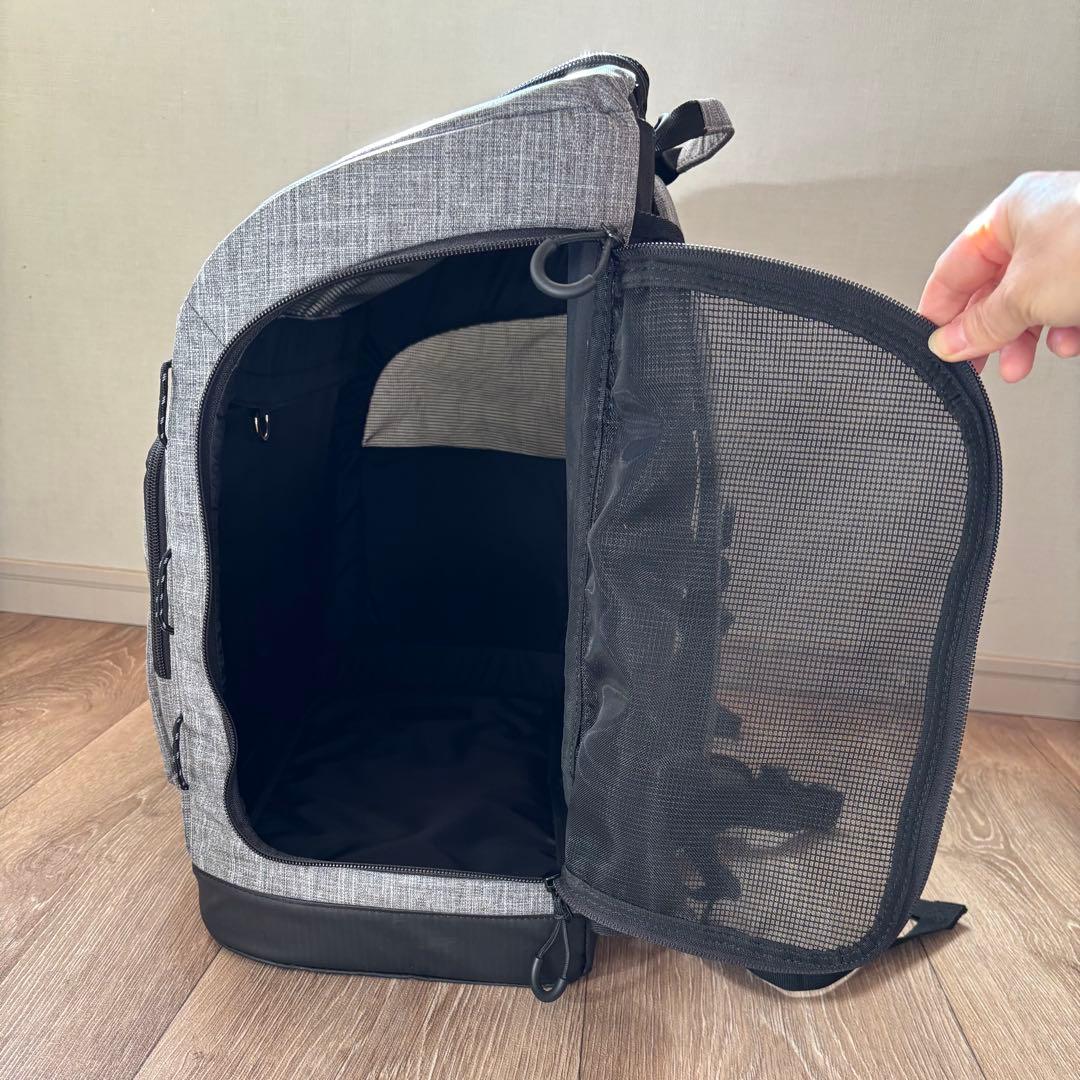 AirBuggy エアバギー 3Wayバックパックキャリー ワイドサイズ グレー