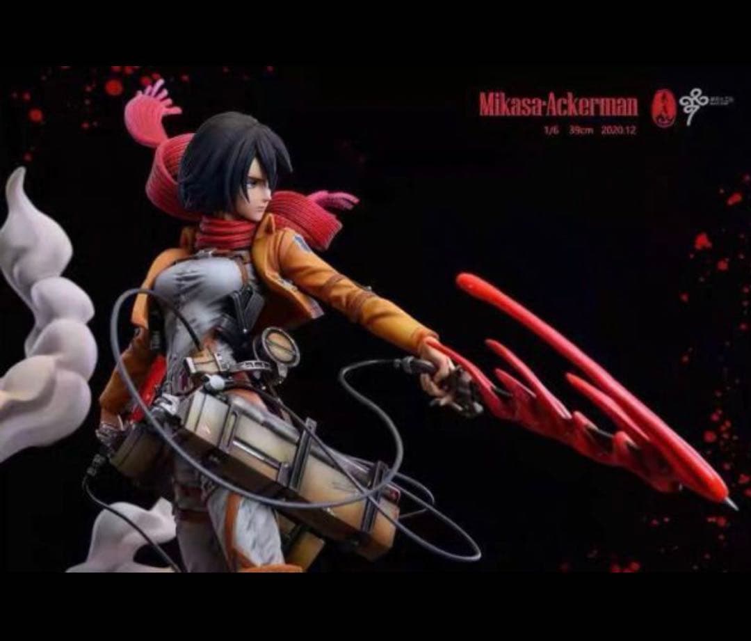 進撃の巨人 ミカサ・アッカーマン ガレージキット 塗装済み完成品