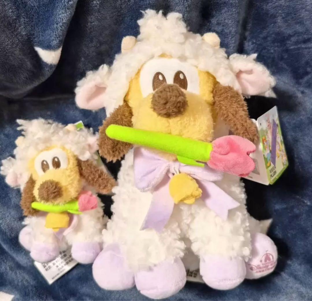 あげ丸　上海ディズニー　イースター　プルート　ぬいぐるみ　グッズ