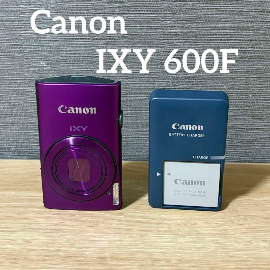 【オールドコンデジ】Canon IXY 600F パープル　デジタルカメラ