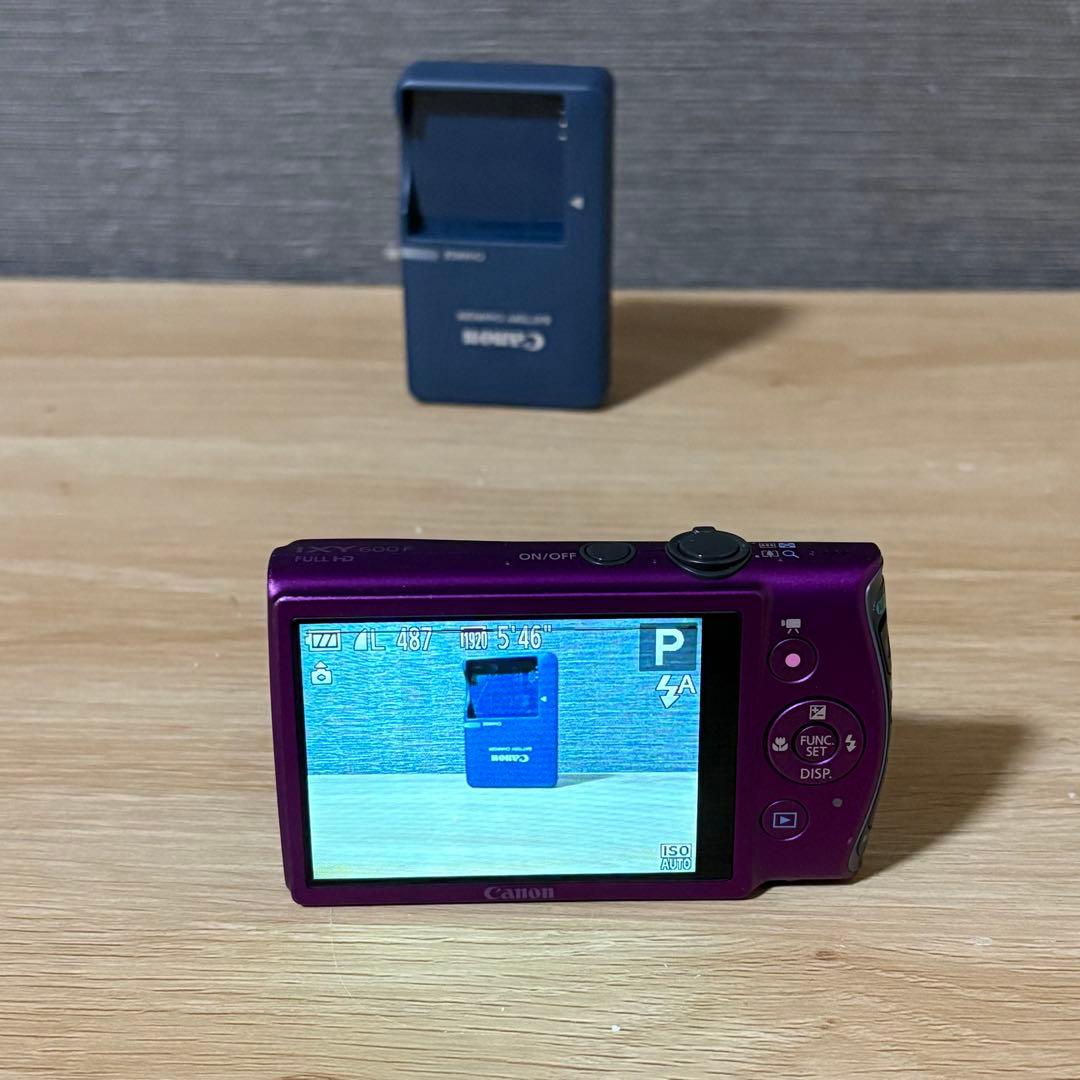 【オールドコンデジ】Canon IXY 600F パープル　デジタルカメラ