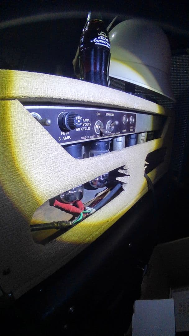 ジャンク、フェンダーベースマン、アンプ