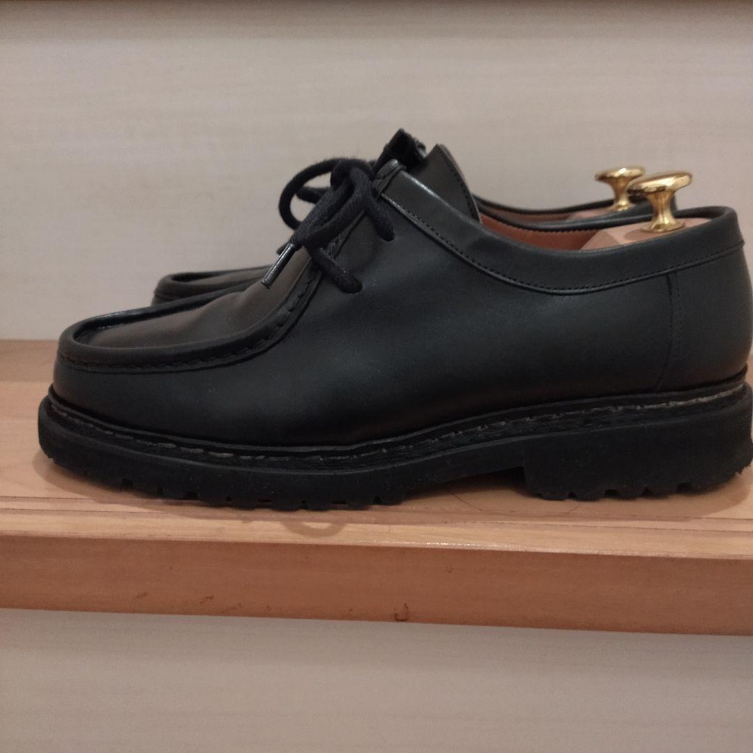 バーウィック　チロリアンシューズ　25.5㎝（UK６ 1/2）ブラック黒　革靴