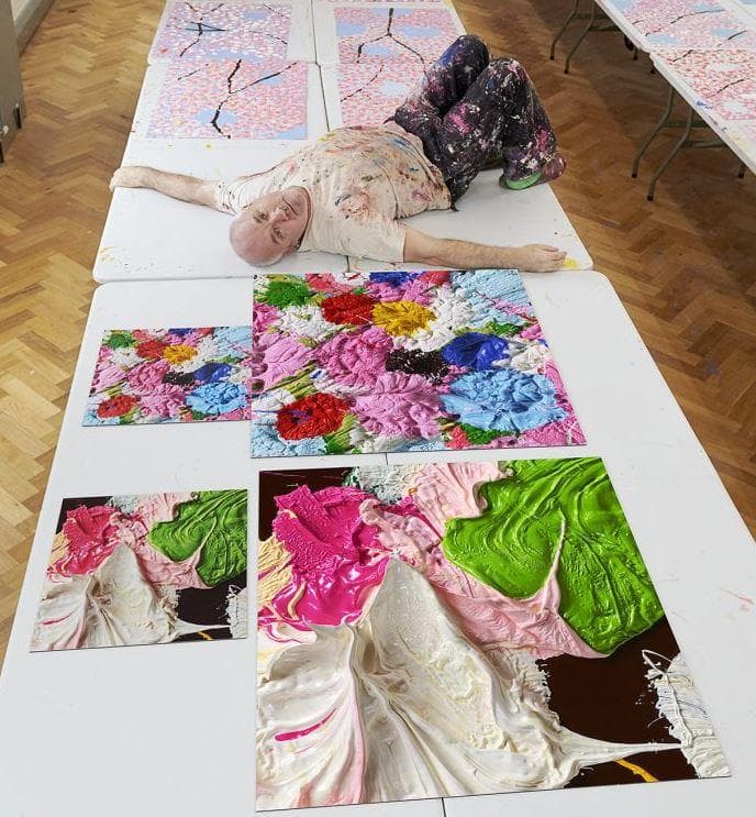 Fruitful/small/ダミアン ハースト/ラミネート アルミパネル