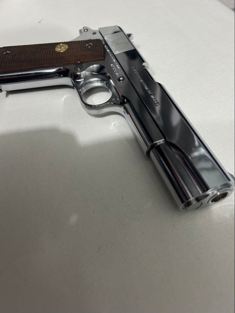 東京マルイ　コルトガバメント シリーズ'70 ニッケルフィニッシュ ガスブロ