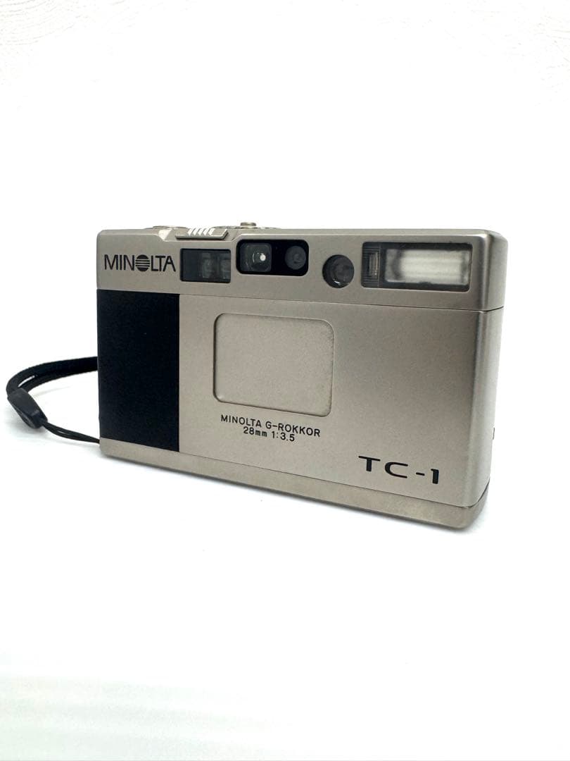 MINOLTA TC-1 名機フィルムカメラ チタンボディ動作確認済 新品電池付