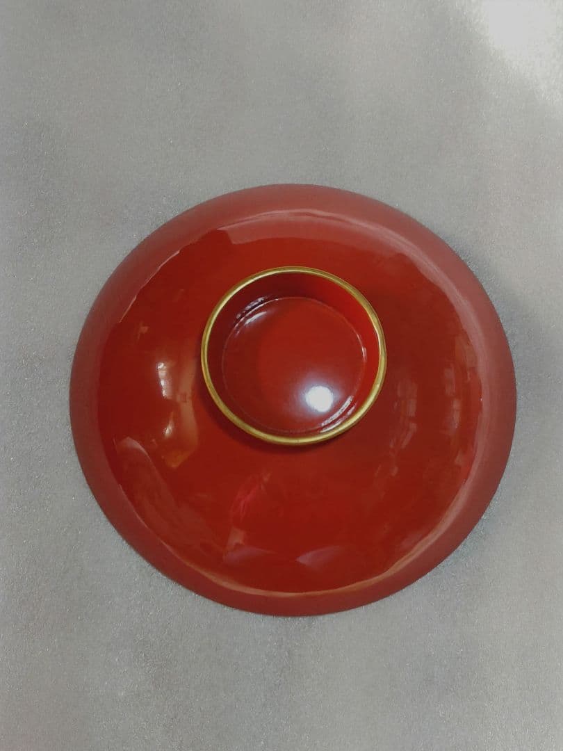 蒔絵付　三宝　三つ組み盃セット　花月堂　木箱入り　漆塗り