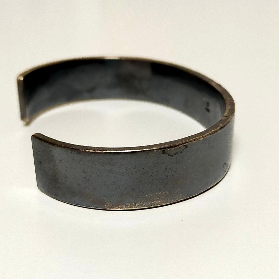 AQUA SILVER 幸せを運ぶ 6ペンスバングル BG-089BRF