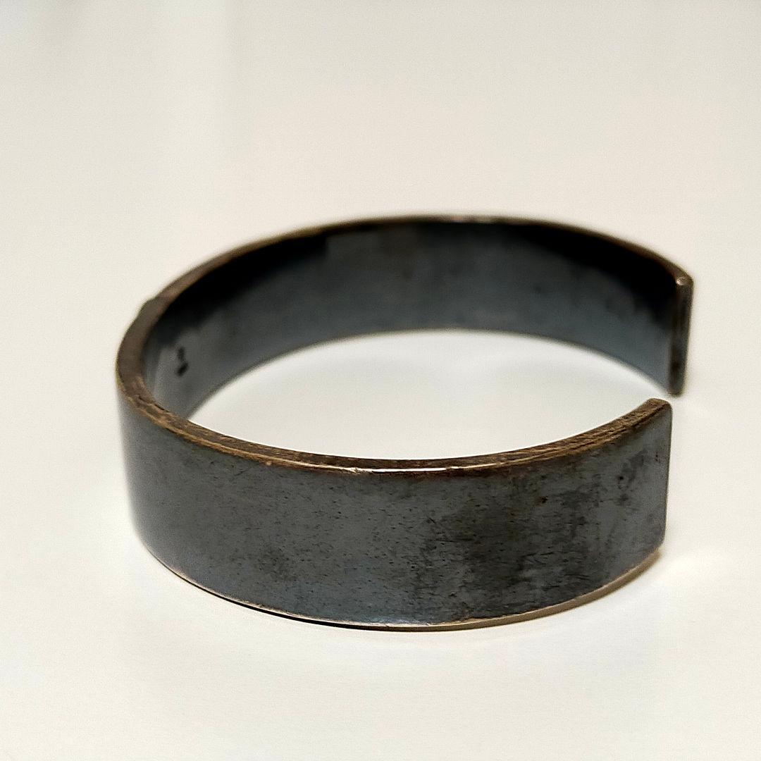 AQUA SILVER 幸せを運ぶ 6ペンスバングル BG-089BRF