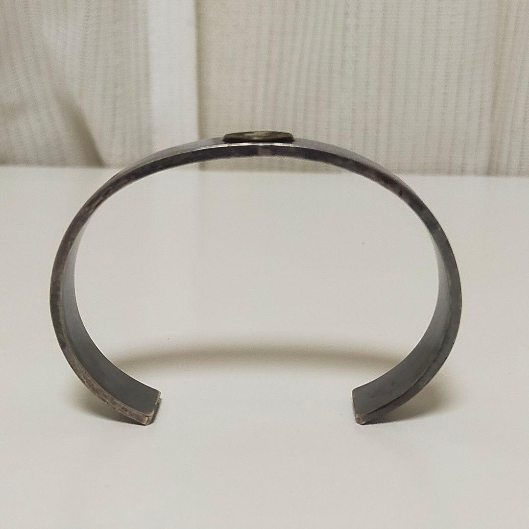 AQUA SILVER 幸せを運ぶ 6ペンスバングル BG-089BRF