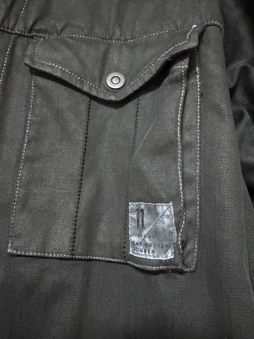 11 by Boris Bidjan Saberi ブラックデニム ジャケット