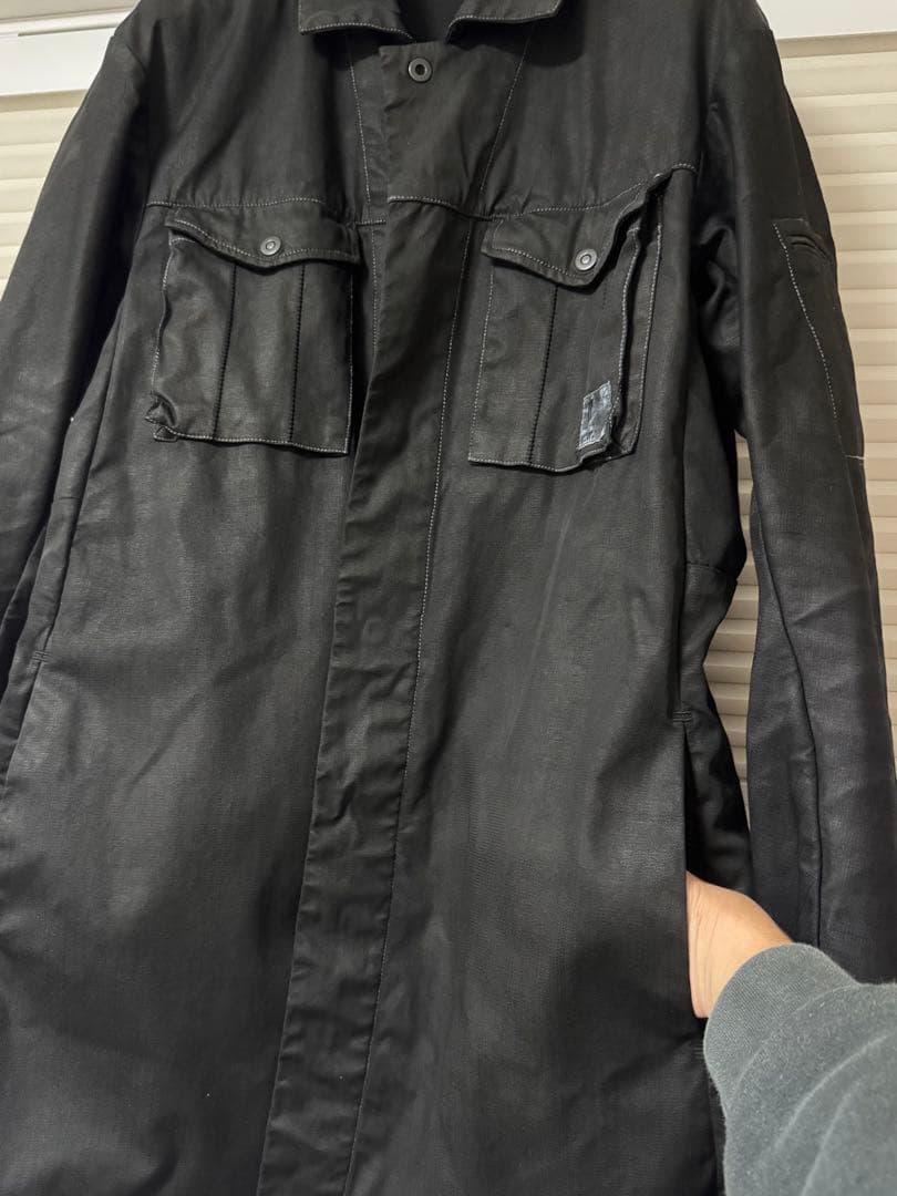 11 by Boris Bidjan Saberi ブラックデニム ジャケット