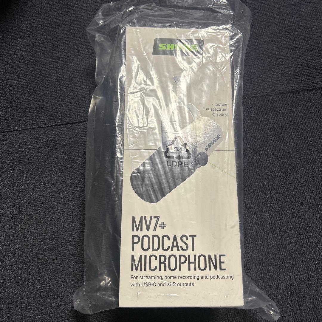 配信機器・PA機器・レコーディング機器 SHURE MV7+ Podcast Microphone
