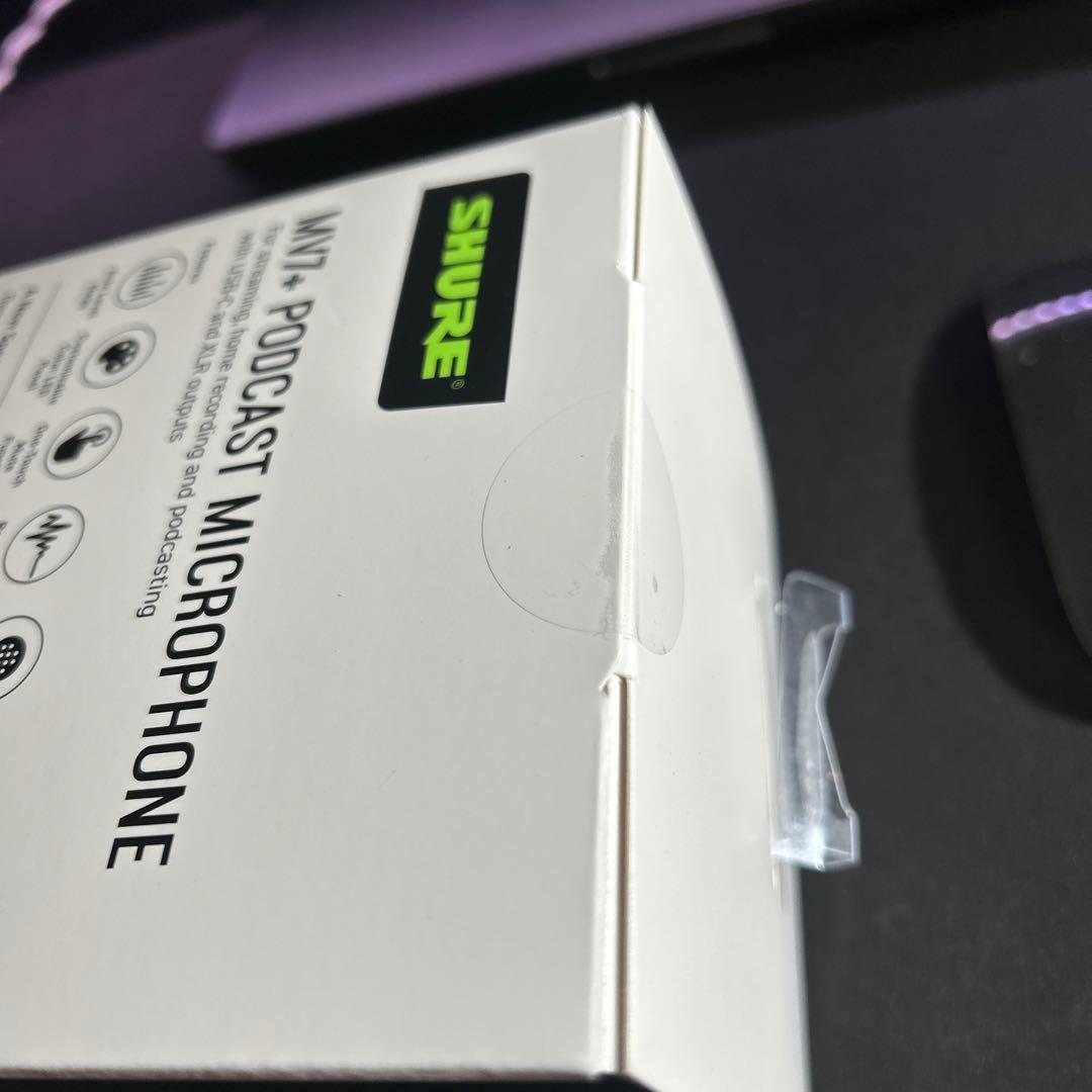 配信機器・PA機器・レコーディング機器 SHURE MV7+ Podcast Microphone