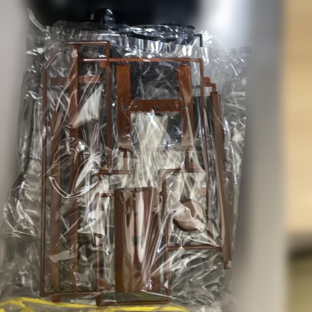 国宝シリーズ 赤糸威竹雀虎 金物模型 未組立 昭和旧版. Ln548