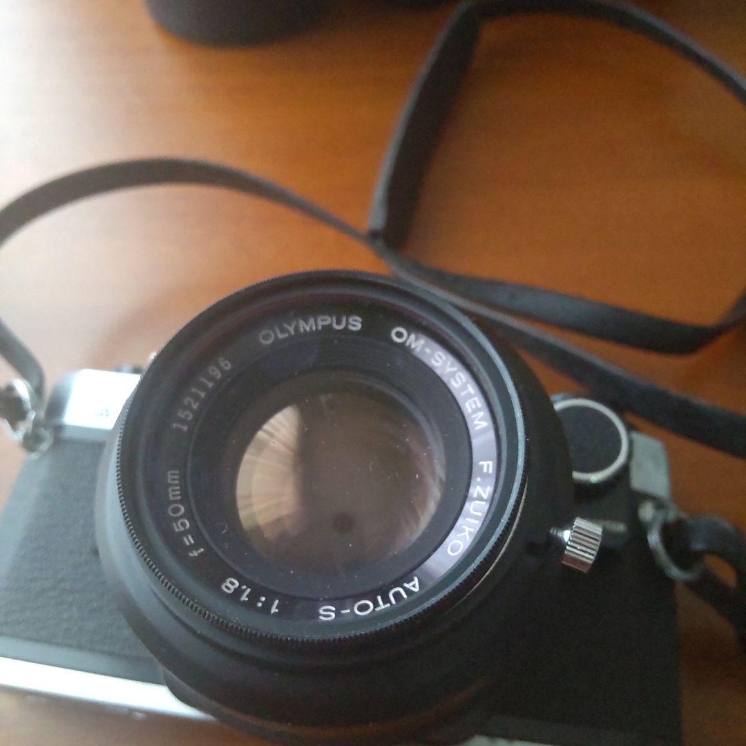 オリンパスカメラ(マニュアルアダプター付き)&望遠レンズ200mm 純正品