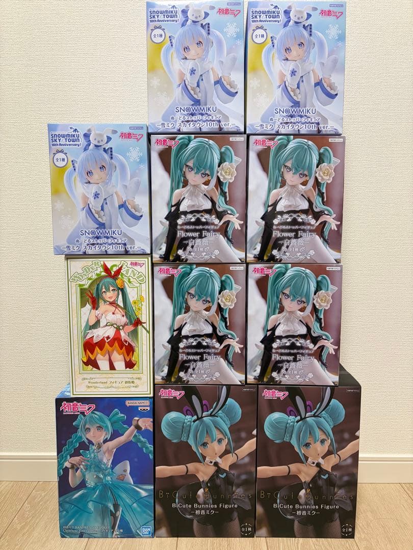 本日のみ値下げ　19:00まで 初音ミク プライズフィギュア 11体セット