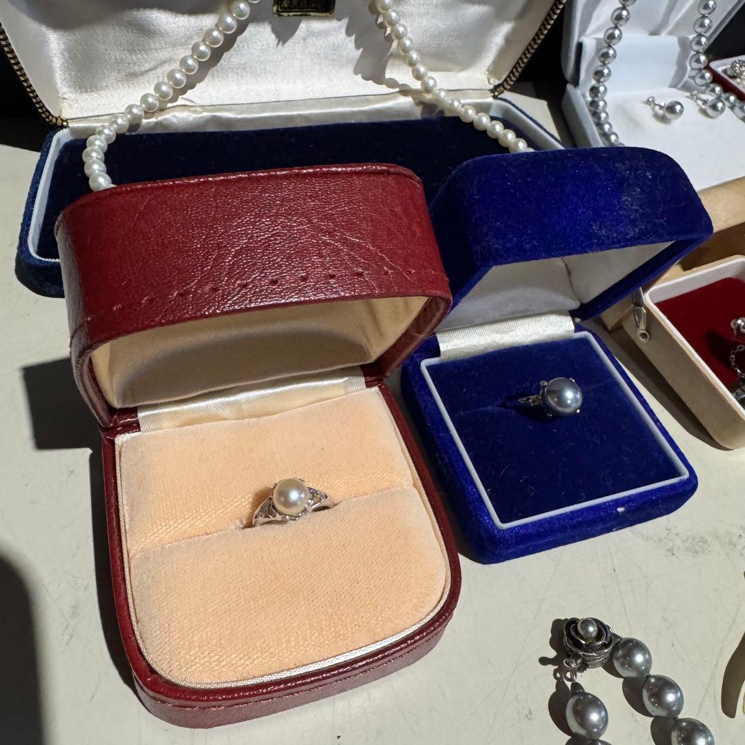 ★ アクセサリー　まとめ売り　遺品整理　生前整理 パール　真珠　ネックレス　指輪